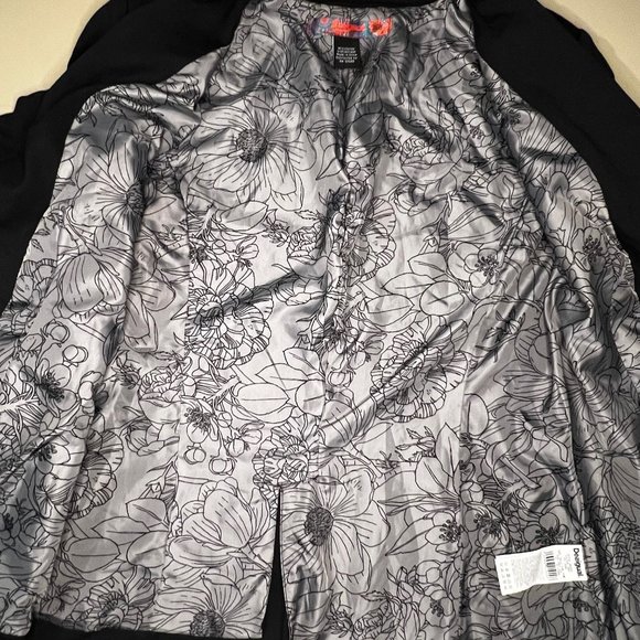 Desigual Womens black blazer button size 42 - Picture 6 of 9